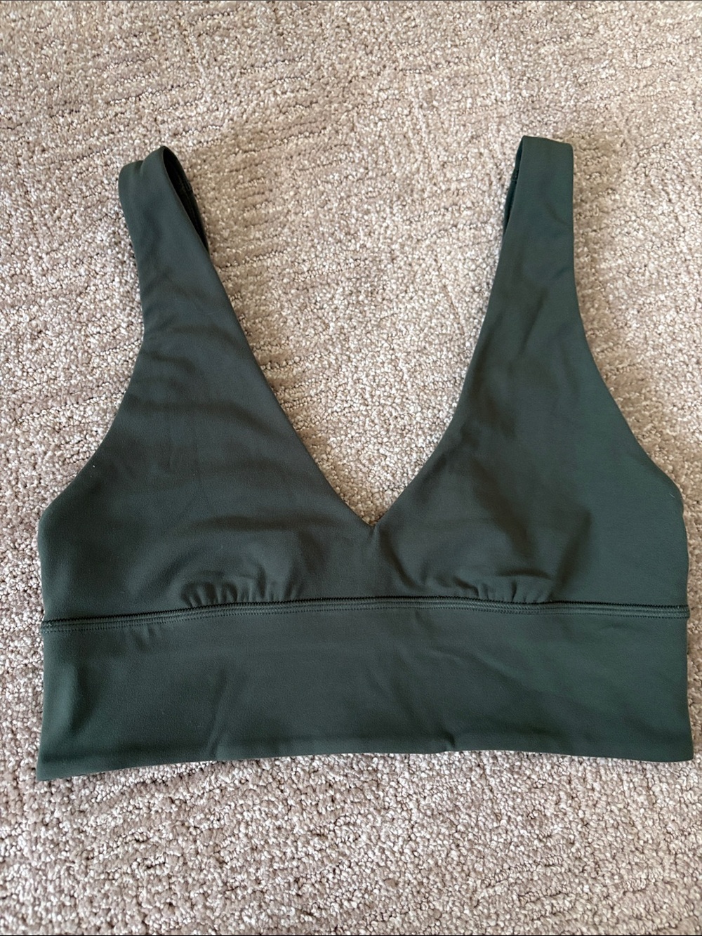 lululemon athletica Align V-neck in Dark Forest Sz 6 EUC 🙌